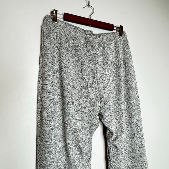 Laila Jayde Heather Gray Knit Drawstring Jogger Pants NWT Women Size Medium - Picture 7 of 10